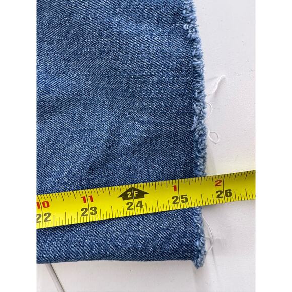 Old Navy High Rise O.G. Loose Jeans Cropped Women's 14 Blue Secret Pockets - Picture 5 of 7